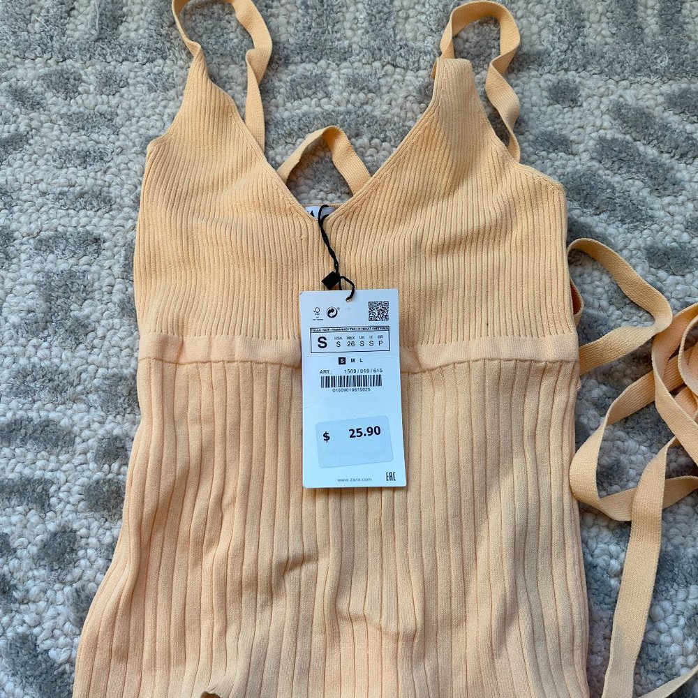 Zara Orange Tank Top